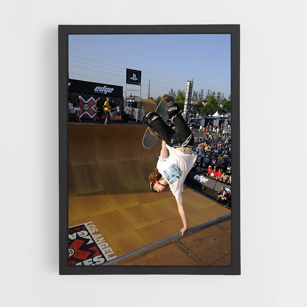 Poster Tricks en Équilibre – affiche Skateboard (vue 2)